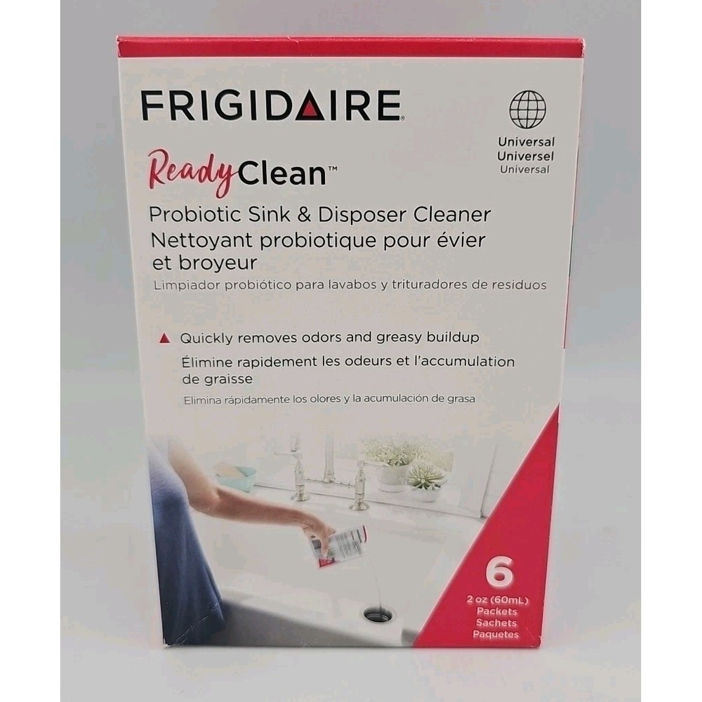 Frigidaire Ready Clean 10FFPROS02 Probiotic Sink‎ & Disposer Cleaner 6 Pack